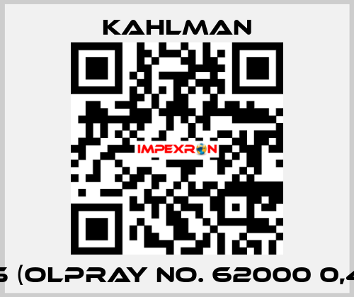 32955 (Olpray No. 62000 0,4 ltr.) Kahlman