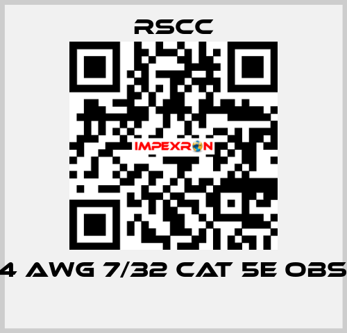 4PR 24 AWG 7/32 CAT 5E obsolete  RSCC