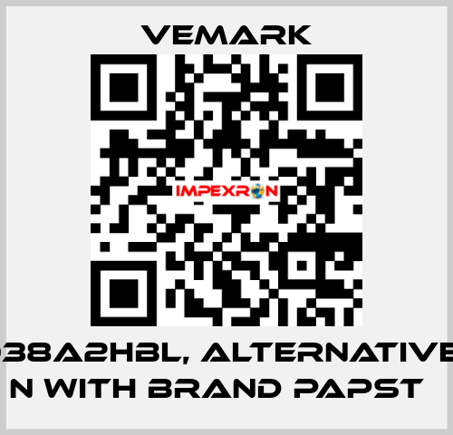 VM12038A2HBL, alternative 4656 N with brand Papst   Vemark