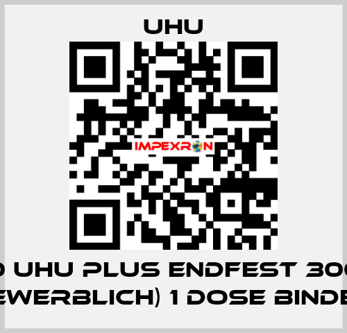 45660 UHU plus endfest 300 (NUR GEWERBLICH) 1 Dose Binder UHU