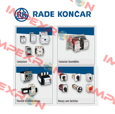 CNM36-22 OBSOLETE- REPLACED BY CNN 40 00 220V 50Hz + BP4 22  RADE KONCAR