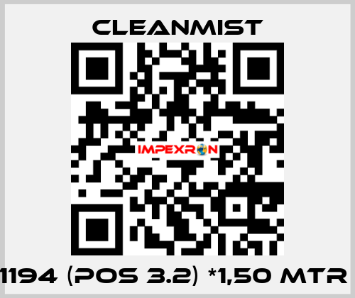 1194 (pos 3.2) *1,50 mtr  CleanMist