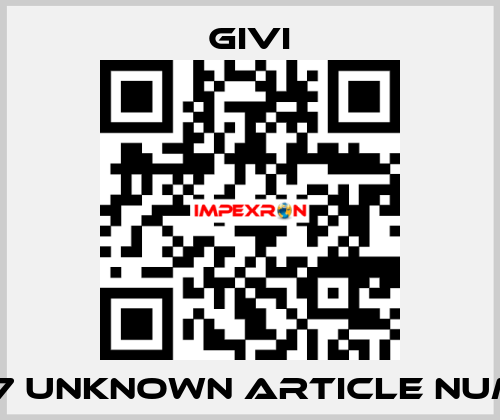 UT807 unknown article number  Givi