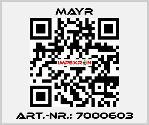 ART.-NR.: 7000603 Mayr