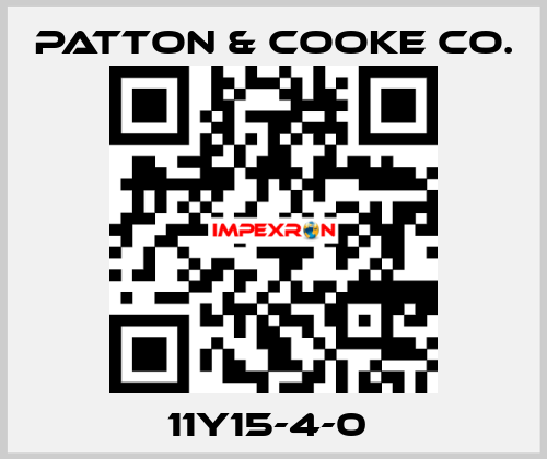 11Y15-4-0  Patton & Cooke Co.