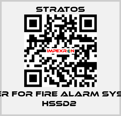 FILTER FOR FIRE ALARM SYSTEM HSSD2  Stratos