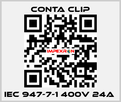 IEC 947-7-1 400V 24A  Conta Clip