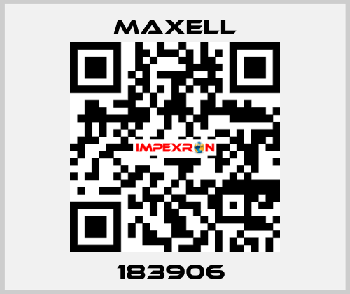 183906  MAXELL