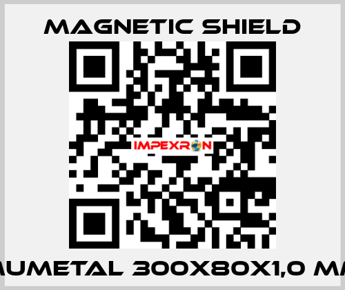 MuMETAL 300x80x1,0 mm Magnetic Shield