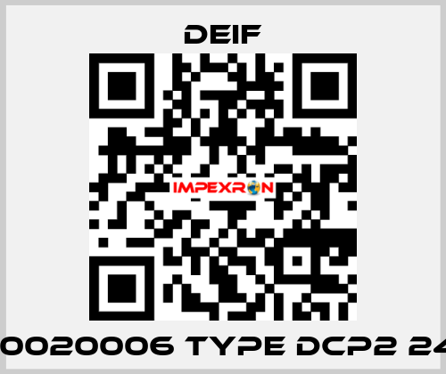 1240020006 Type DCP2 2440 Deif