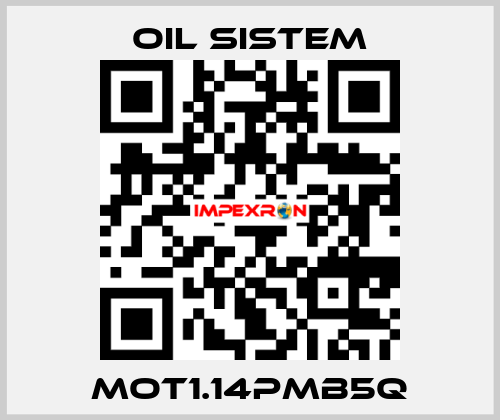 MOT1.14PMB5Q Oil Sistem