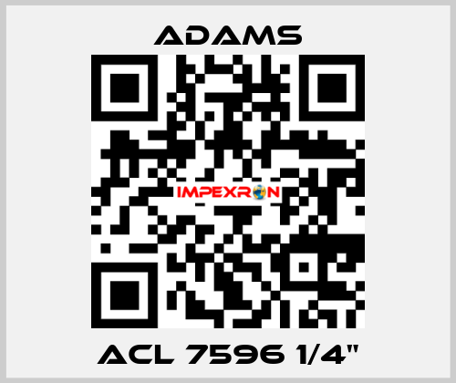 ACL 7596 1/4" ADAMS