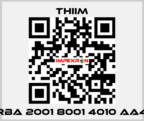 FRBA 2001 8001 4010 AA4C Thiim