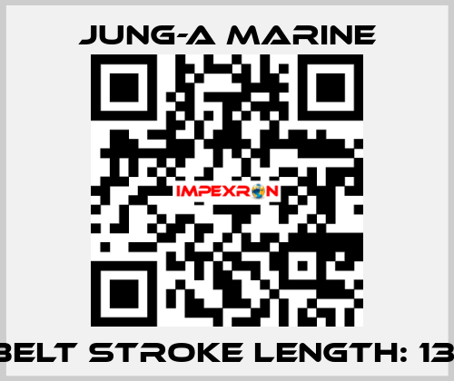 V-belt stroke length: 1300 JUNG-A MARINE