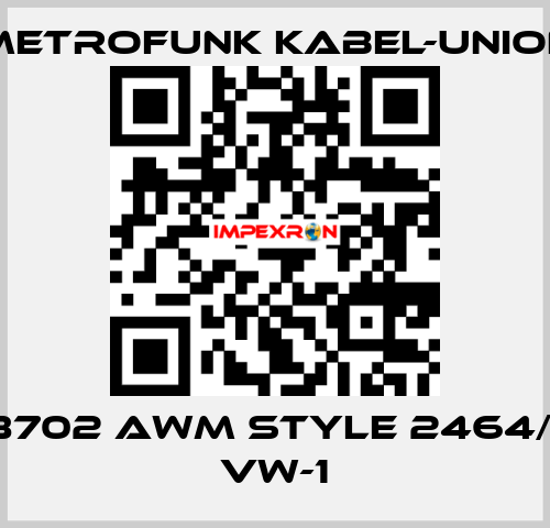 E148702 AWM STYLE 2464/1061 VW-1 METROFUNK KABEL-UNION