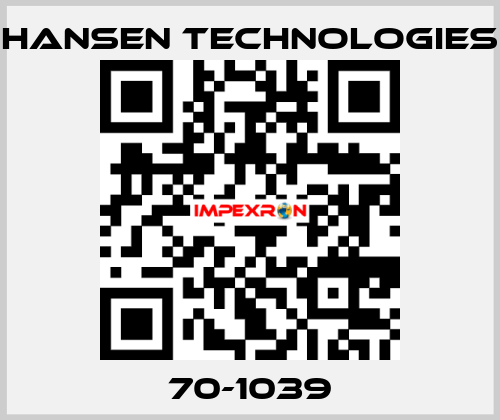 70-1039 HANSEN TECHNOLOGIES