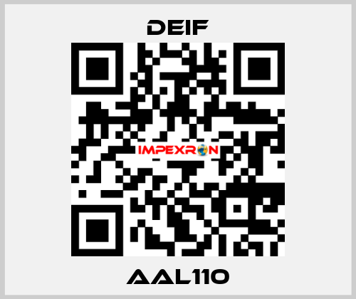 AAL110 Deif