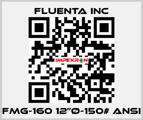 FMG-160 12”Ø-150# ANSI Fluenta Inc