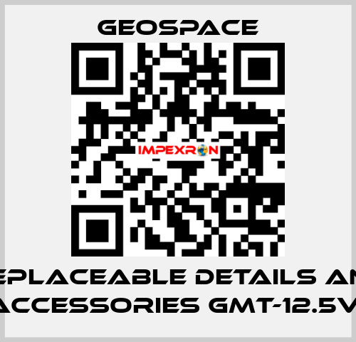 REPLACEABLE DETAILS AND ACCESSORIES GMT-12.5V  GeoSpace