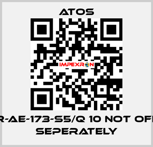 DKZOR-AE-173-S5/Q 10 not offered seperately Atos