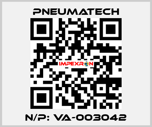 N/P: VA-003042 Pneumatech