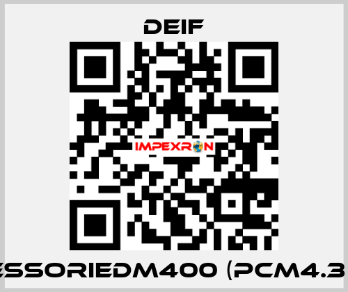 AccessorieDM400 (PCM4.3 GAS) Deif