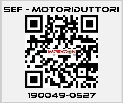 190049-0527 SEF - MOTORIDUTTORI