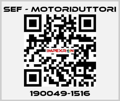 190049-1516 SEF - MOTORIDUTTORI