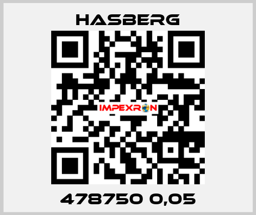 478750 0,05 Hasberg