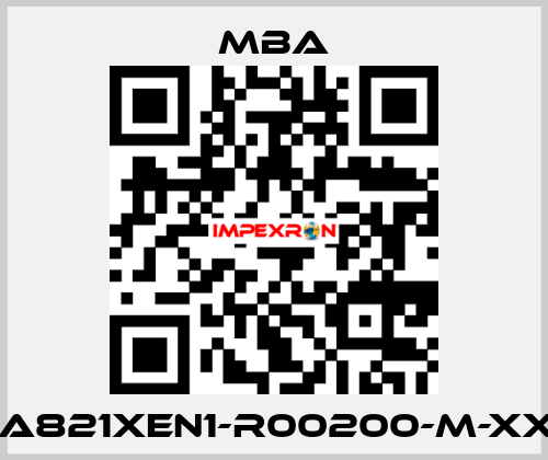 MBA821XEN1-R00200-M-XXXX MBA