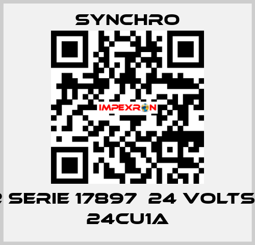 1502 SERIE 17897  24 VOLTS   PT 24CU1A SYNCHRO