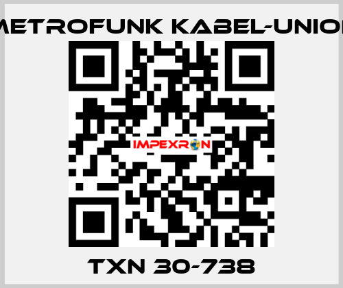 TXn 30-738 METROFUNK KABEL-UNION