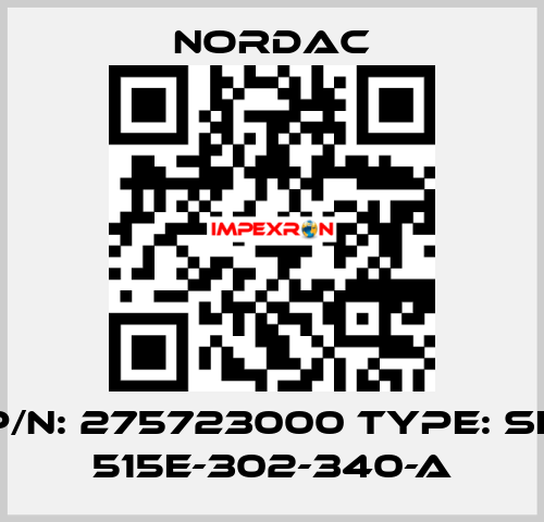 P/N: 275723000 Type: SK 515E-302-340-A NORDAC