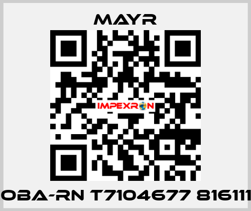 ROBA-RN T7104677 8161116 Mayr