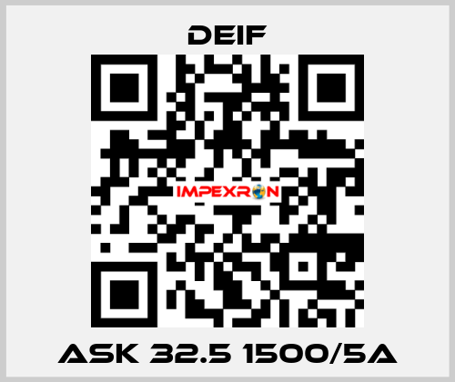 ASK 32.5 1500/5A Deif