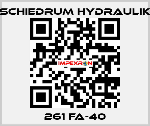 261 FA-40 SCHIEDRUM HYDRAULIK