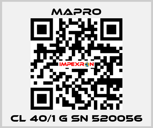 CL 40/1 G SN 520056 Mapro