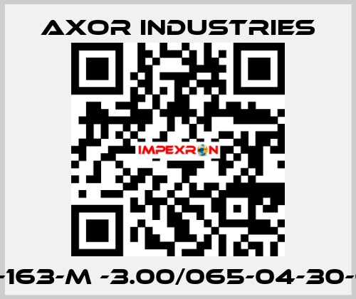 SAX-163-M -3.00/065-04-30-C-00 Axor Industries