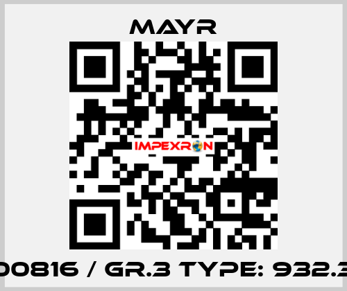 7000816 / Gr.3 Type: 932.333 Mayr