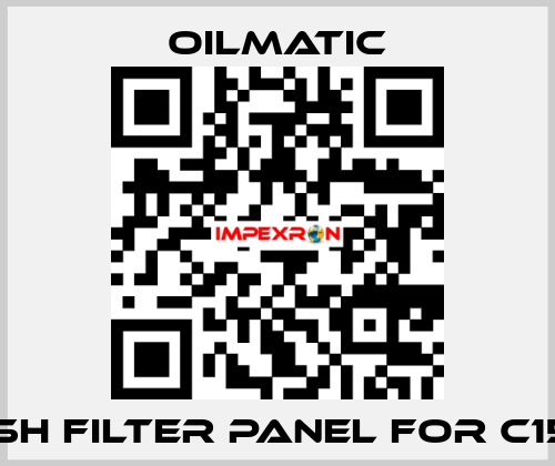 mesh filter panel for C1500 OILMATIC