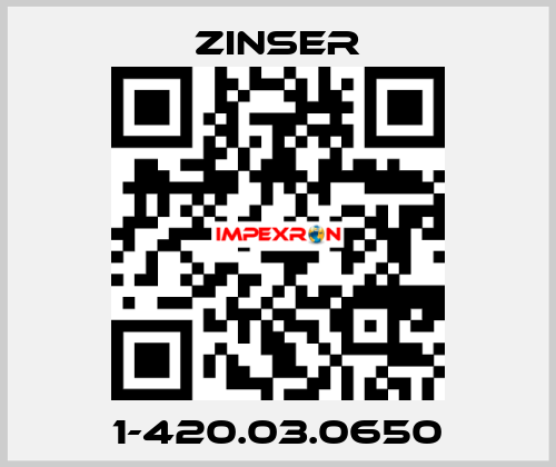 1-420.03.0650 Zinser