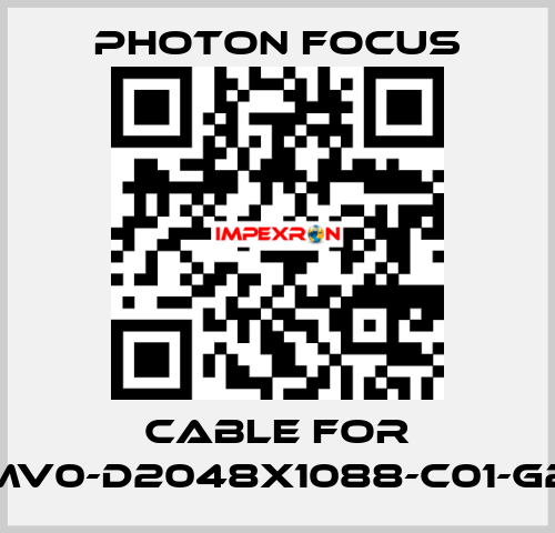 cable for MV0-D2048X1088-C01-G2 PHOTON FOCUS