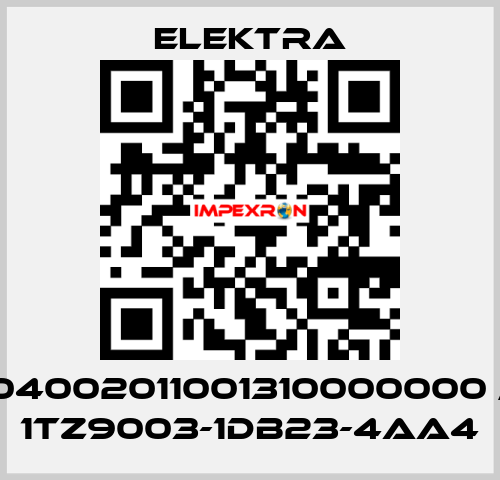 04002011001310000000 / 1TZ9003-1DB23-4AA4 ELEKTRA