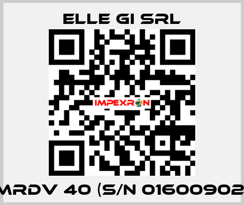 MRDV 40 (S/N 01600902) ELLE GI SRL