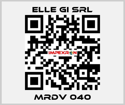 MRDV 040 ELLE GI SRL