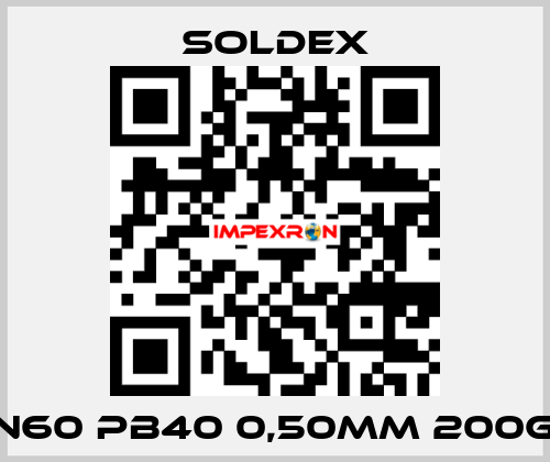 Sn60 Pb40 0,50mm 200Gr SOLDEX