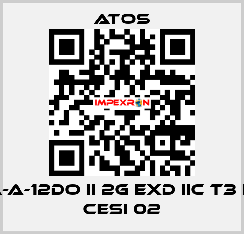 MZA-A-12DO II 2G Exd IIC T3 IP66 CESI 02 Atos