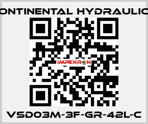 VSD03M-3F-GR-42L-C Continental Hydraulics