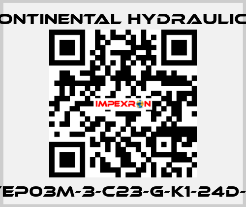 VEP03M-3-C23-G-K1-24D-B Continental Hydraulics