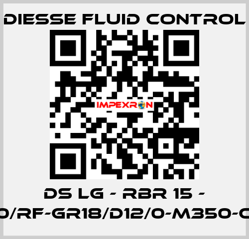 DS LG - RBR 15 - 25/40/RF-GR18/D12/0-M350-CS/CS DIESSE Fluid Control